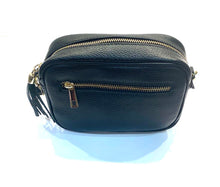 Load image into Gallery viewer, black leather bag
