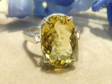 Load image into Gallery viewer, Citrine Gemstone Ring in Sterling Silver - butlercollection
